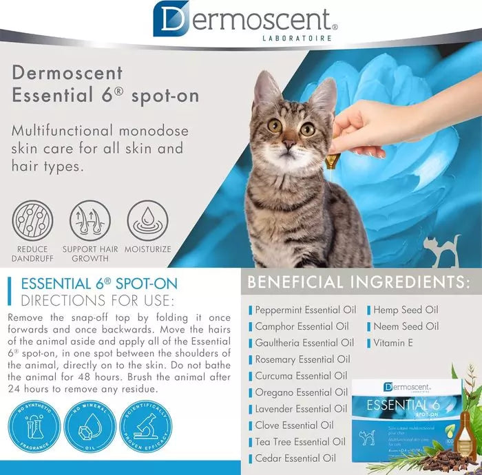 Dermoscent Essential 6 Spot On for Cats