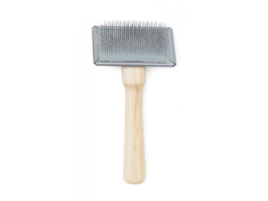 Ancol Heritage Wooden Handle Soft Slicker Brush
