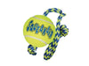 KONG AirDog Squeakair Ball with Rope Dog Toy