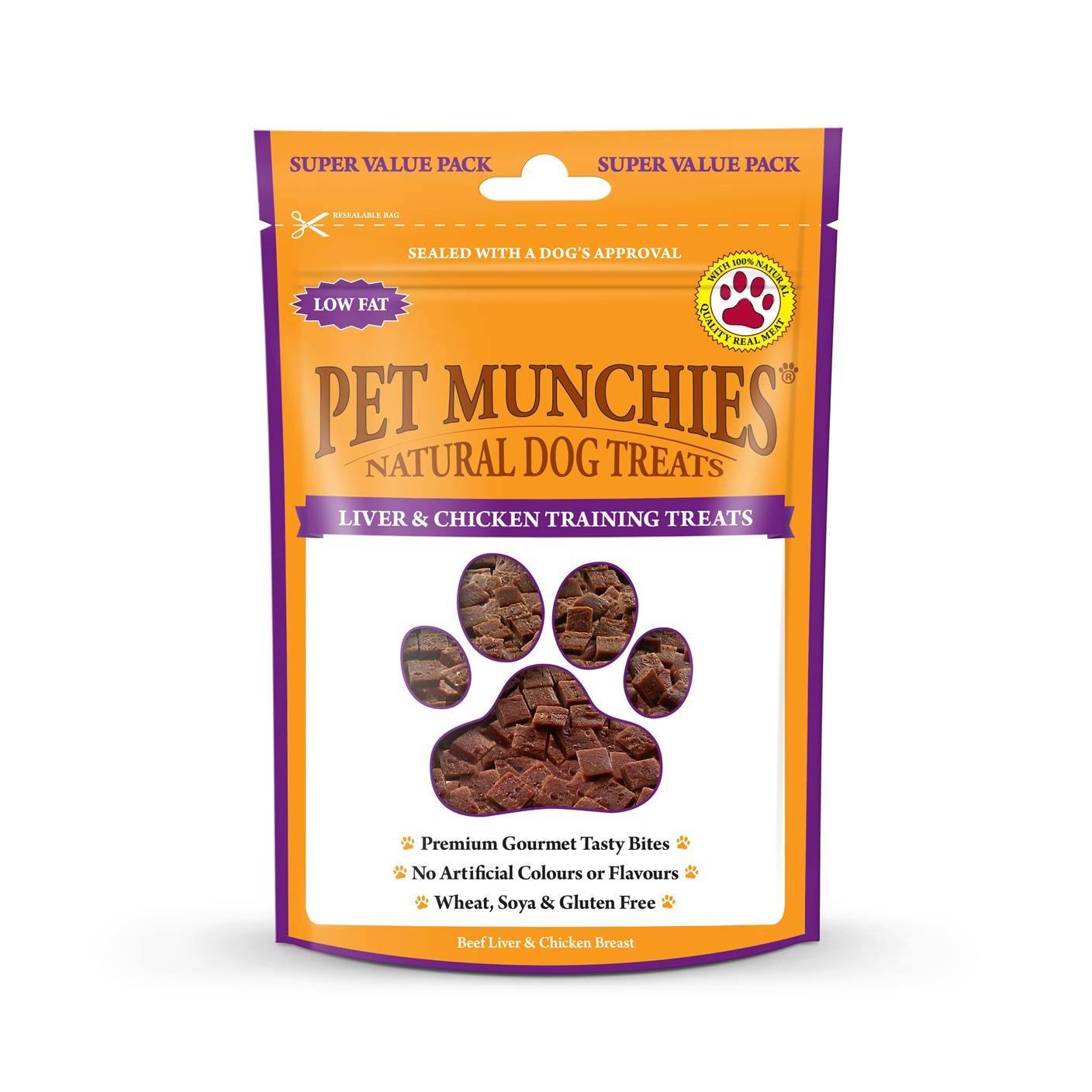 Pet Munchies Training Treats for Dogs Liver and Chicken