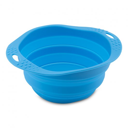 Beco Pets Collapsible Travel Dog Bowl Blue