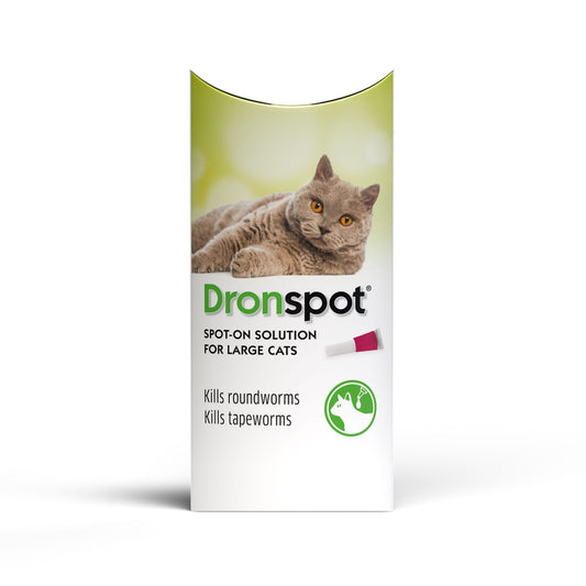 Dronspot Spot On Wormer for Large Cats (5 to 8kg)