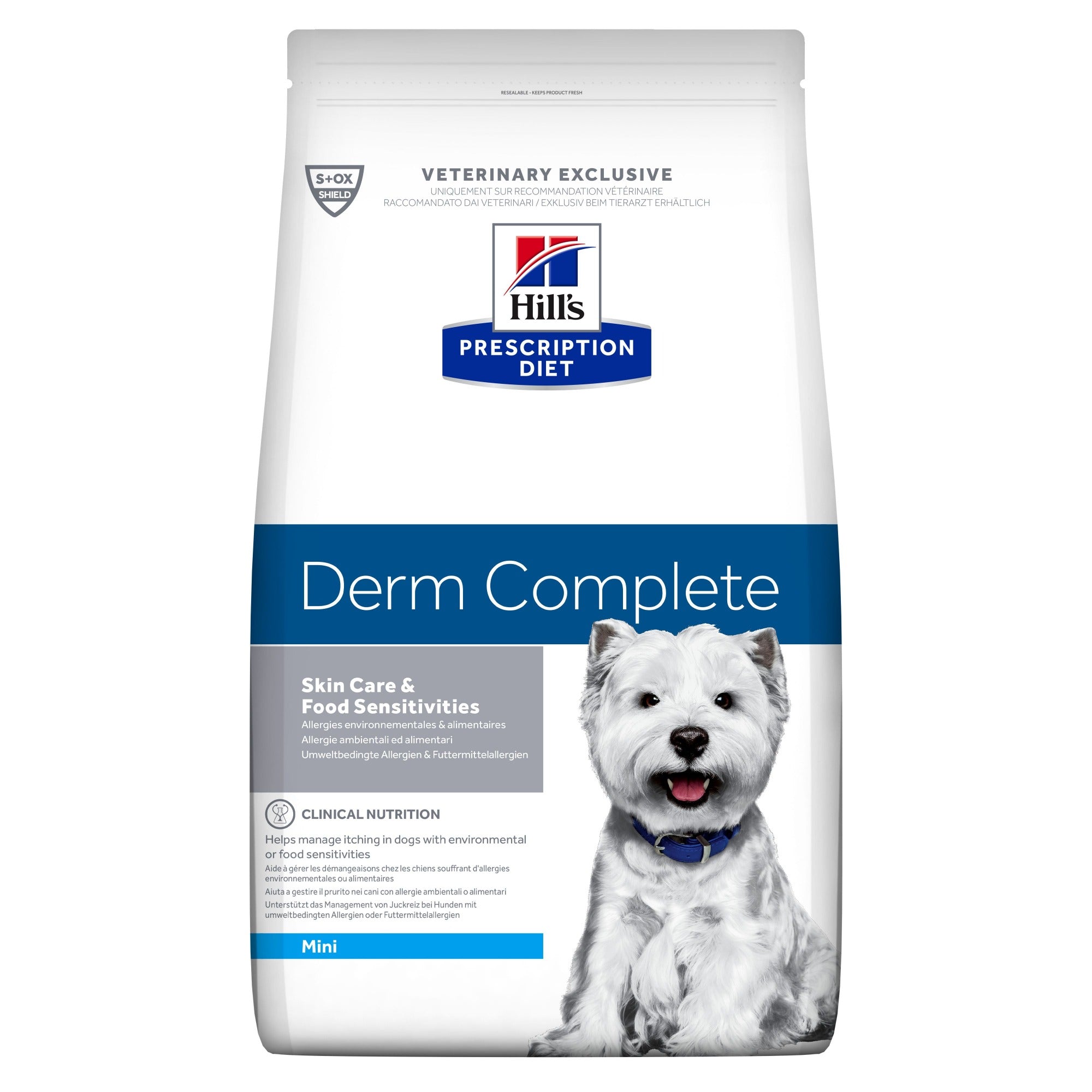 Hill's Prescription Diet Derm Complete Mini Dry Dog Food