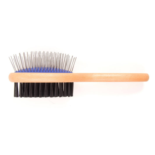 Ancol Wood Handle Double Sided Brush