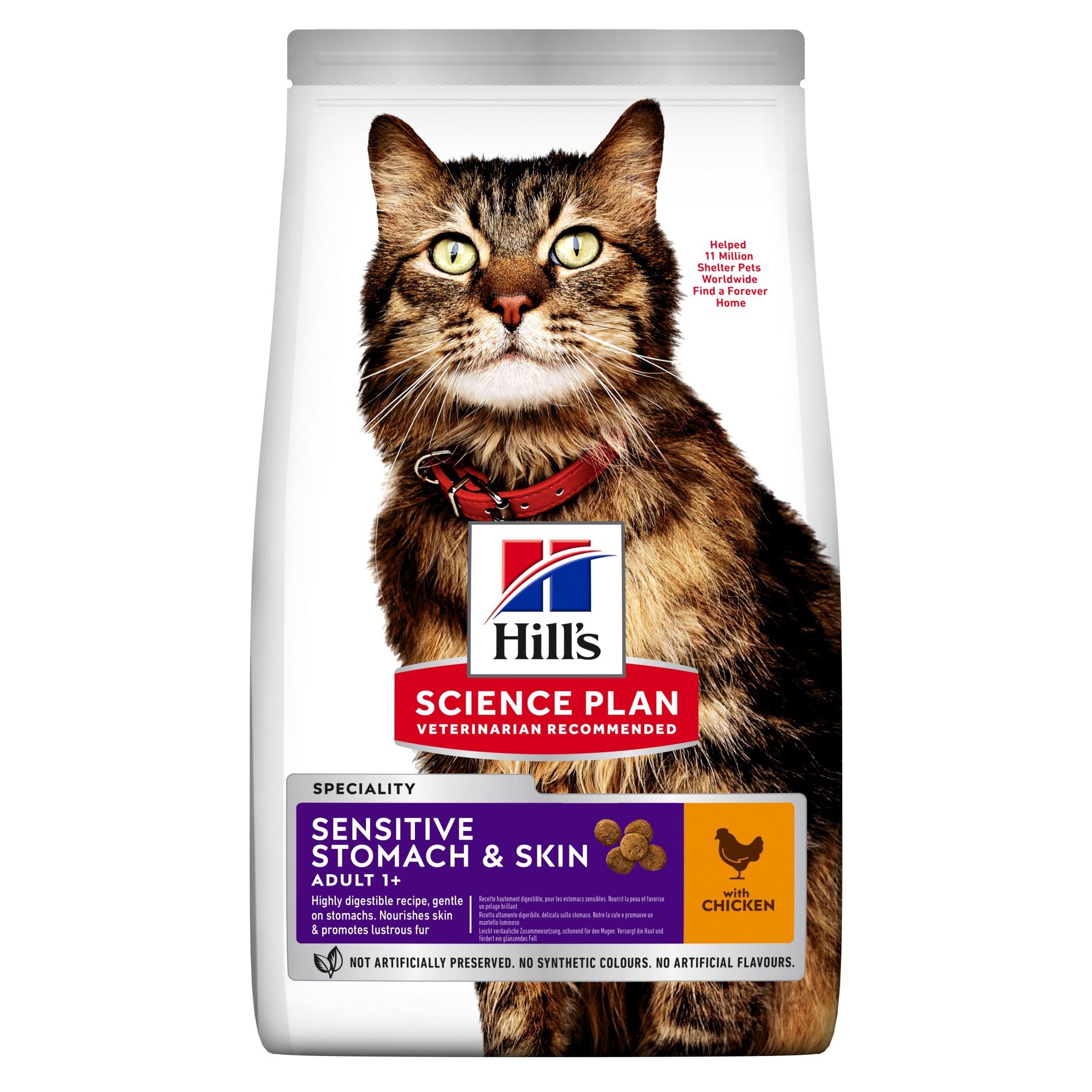Hill's Science Plan Adult Sensitive Stomach and Skin Chicken Cat Food