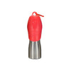 KONG H2O Stainless Steel Dog Water Bottle Red