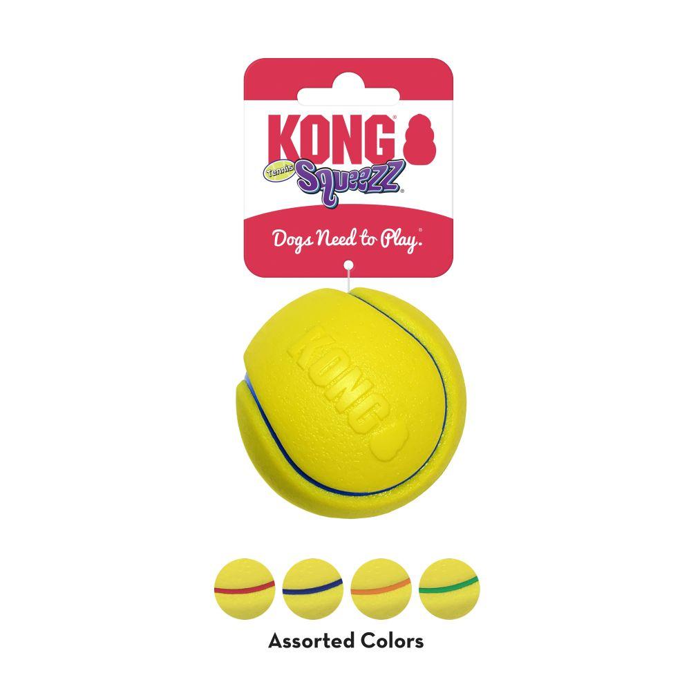 KONG Squeezz Tennis Assorted Colours (2 Pack)