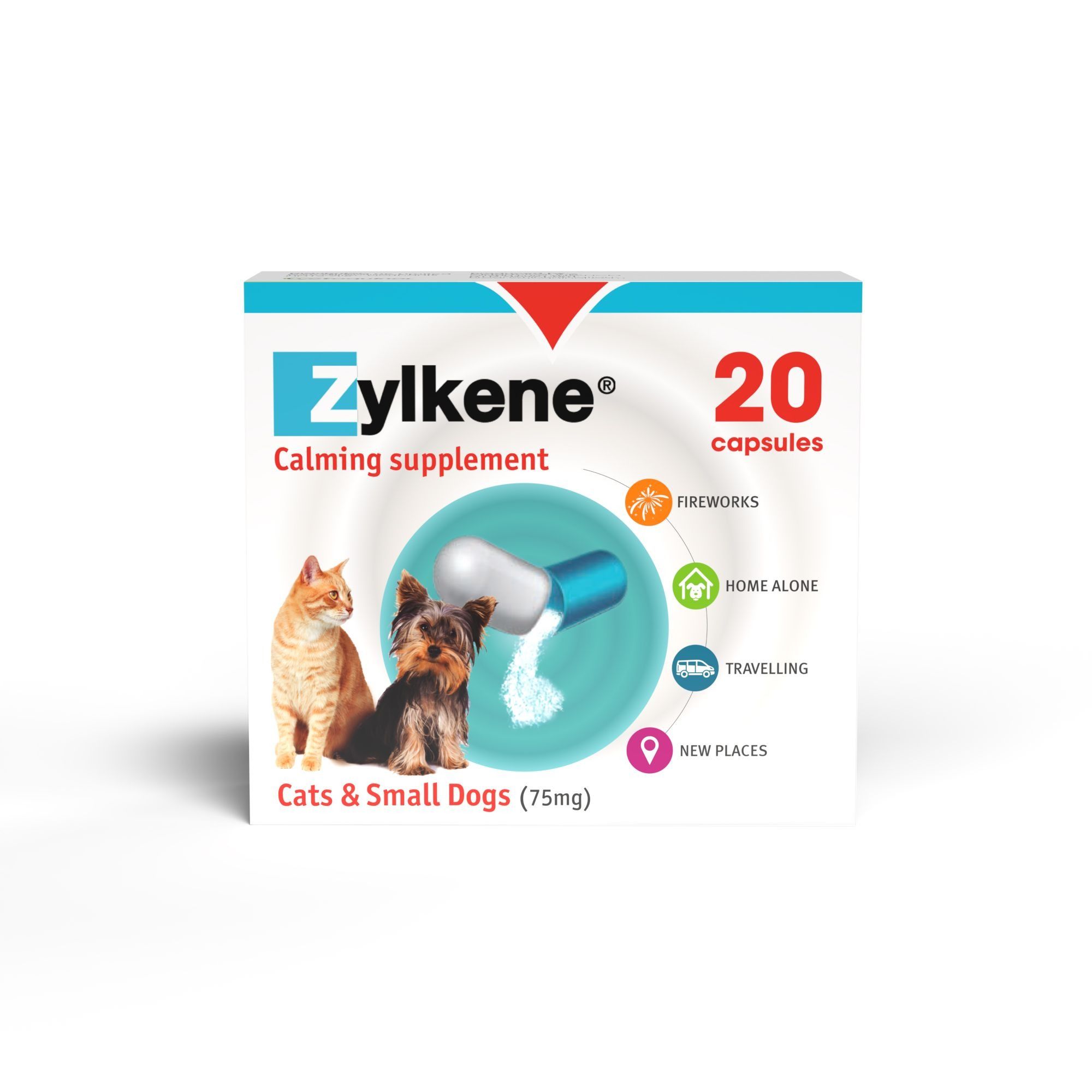Zylkene Calming Supplement for Cats and Dogs