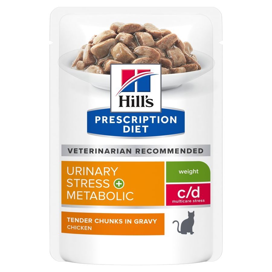 Hill's Prescription Diet c/d Urinary Stress + Metabolic with Chicken Cat Food