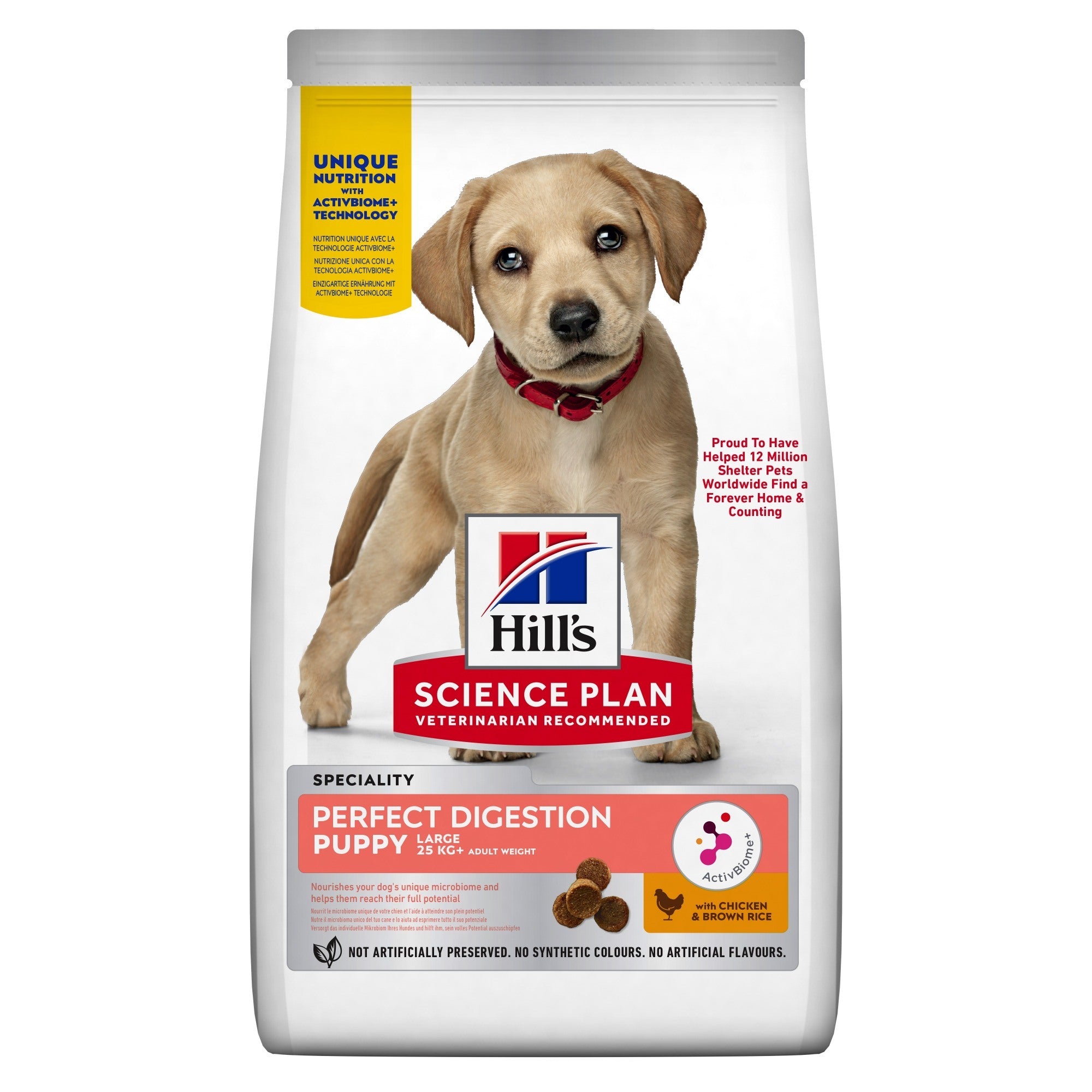 Hill's Science Plan Perfect Digestion Large Breed Puppy Dry Food with Chicken and Brown Rice