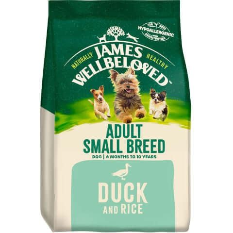 James Wellbeloved Small Breed Adult Dog Dry Food Duck and Rice