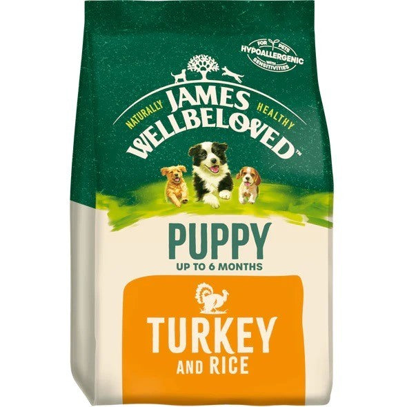 James Wellbeloved Puppy Dry Food Turkey and Rice