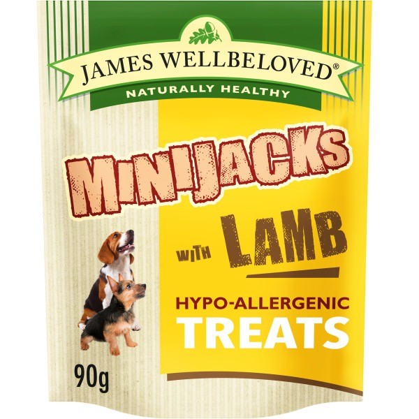 James Wellbeloved Lamb Minijacks Dog Treats