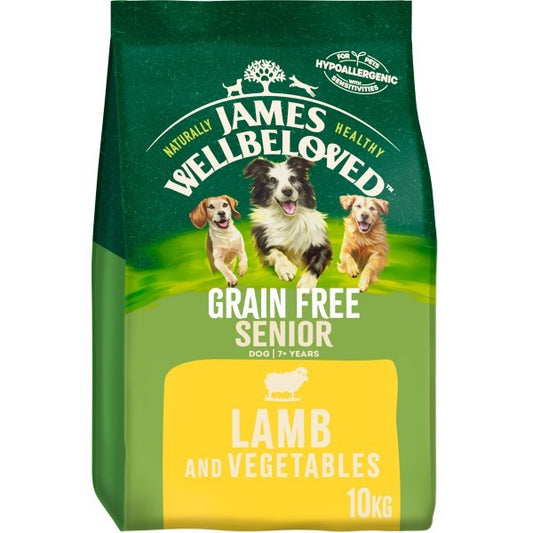 James Wellbeloved Grain Free Senior Dog Lamb and Veg