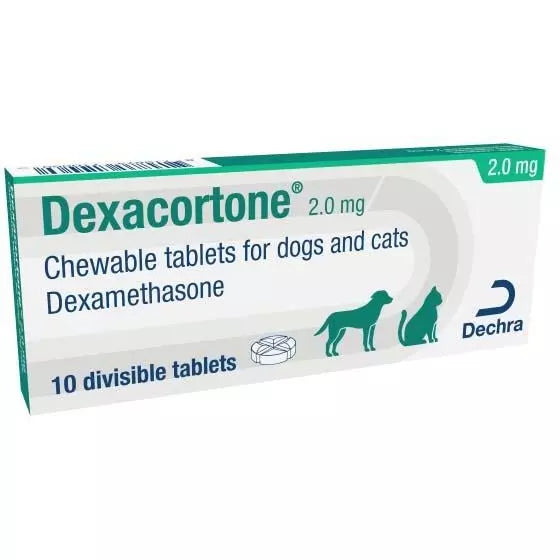 Dexacortone chewable tablets for dogs and cats