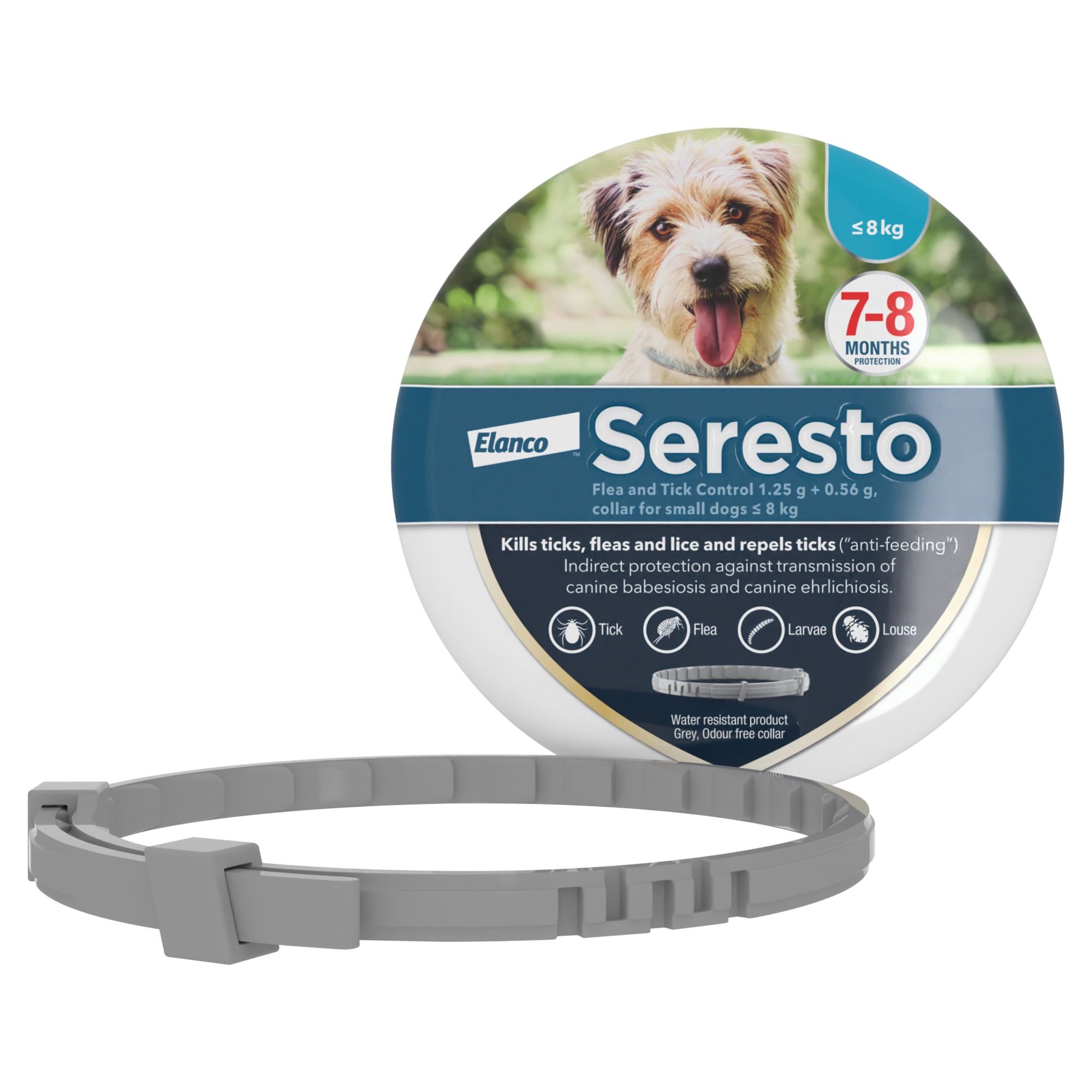 Seresto Flea and Tick Control Collar for Dogs under 8kg