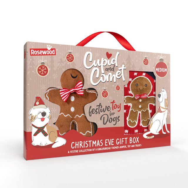 Rosewood Cupid and Comet Gingerbread Jumper Christmas Eve Gift Pack